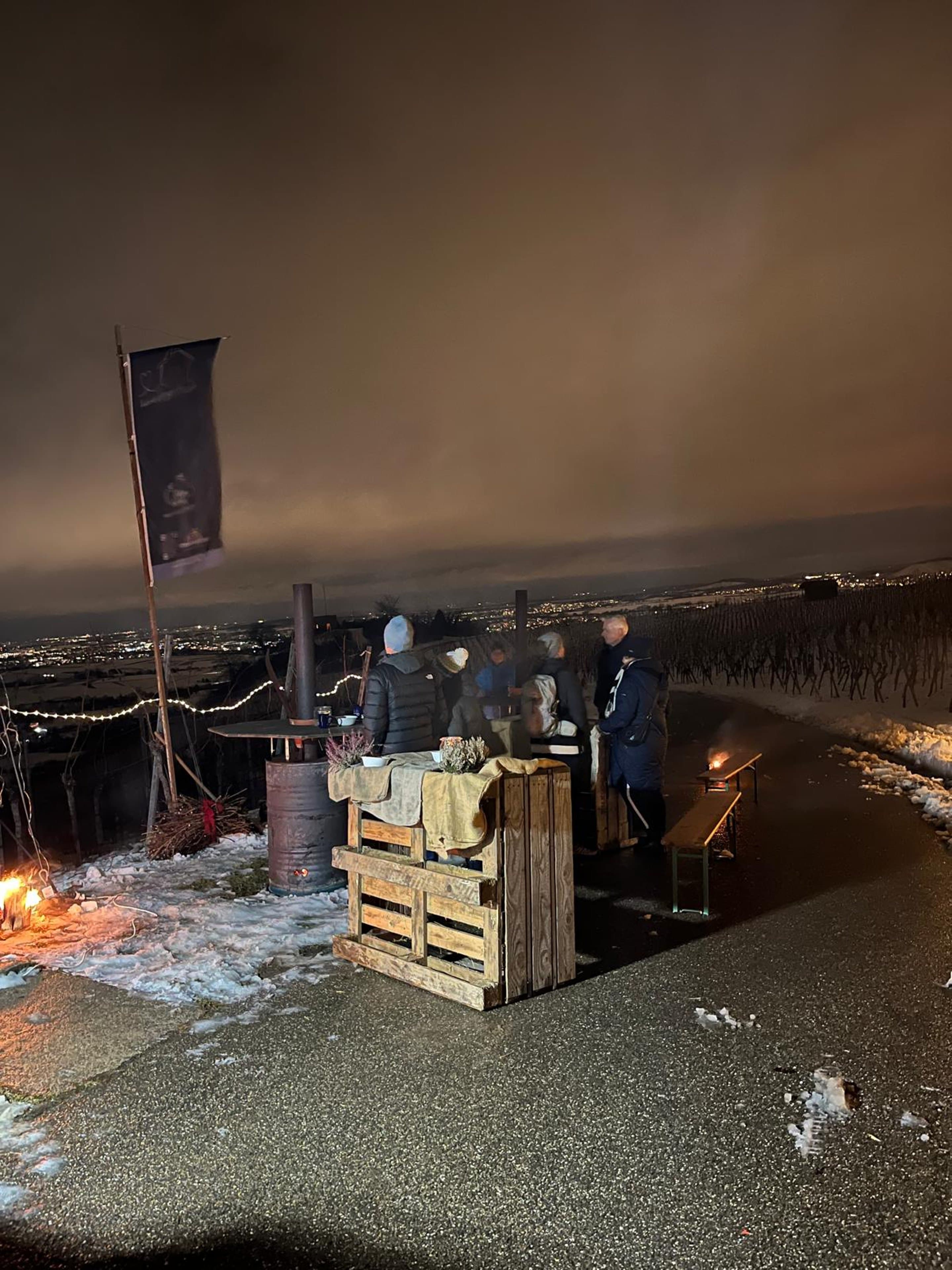 Wengerthäusle: Winterabend